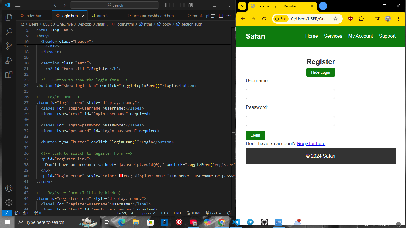 Step 2 - Creating the dashboard